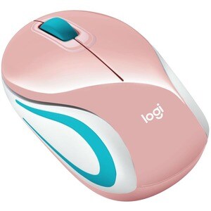 Logitech M187 Mouse - Radio Frequency - USB - Optical - 3 Button(s) - Blossom - Wireless - 1000 dpi - Scroll Wheel