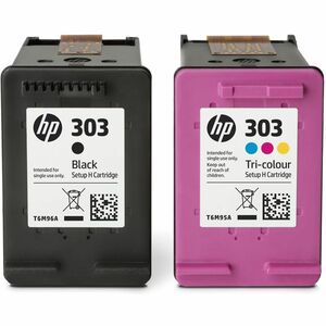 HP 303 Original Inkjet Ink Cartridge - Combo Pack - Tri-colour - 2 Pack - Inkjet - 2 Pack