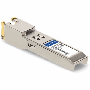 AddOn SFP (mini-GBIC) - 1 x RJ-45 10/100/1000Base-TX LAN - 1 - TAA Compliant - For Data Networking - Twisted PairGigabit E