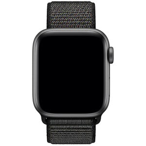 Apple 44mm Black Sport Loop - XL - Adjustable - Extra Large (XL) - Black - Woven Nylon