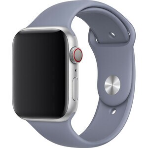 Apple 44mm Lavender Grey Sport Band - S/M & M/L - Adjustable - Small (S)/Medium (M) & Medium (M)/Large (L) - Lavender Gray