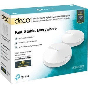 TP-Link Deco P7 IEEE 802.11ac 1.27 Gbit/s Wireless Access Point - 5 GHz, 2.40 GHz - 4 x Internal Antenna(s) - 2 x Network 