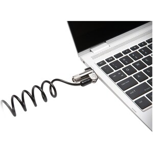 Kensington NanoSaver Cable Lock For Notebook - 2.29 m - Portable - Keyed Lock - Carbon Steel - For Notebook