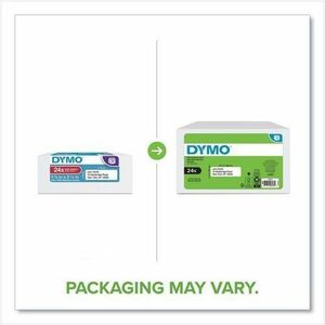 Dymo LabelWriter Address Label - 1 1/8" (28.58 mm) Height x 3 1/2" (88.90 mm) Width - Rectangle - Direct Thermal - White, 