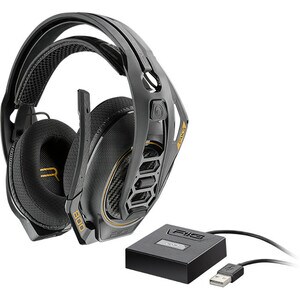 Plantronics RIG 800HD Wireless Over-the-head Stereo Headset - Black - Binaural - Circumaural - 1000 cm - 32 Ohm - 20 Hz to