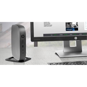 HP t530 Thin Client G-Series GX-215JJ Dual-core (2 Core) 1.50 GHz - 8 GB RAM DDR4 SDRAM - 32 GB Flash Radeon R2E Graphics 