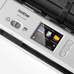 Escáner de superficie plana Brother ADS-1700W - 600 ppp Óptico - 48-bit Color - 8-bit Escala de grises - 25 ppm (Mono) - 2