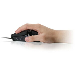 Kaliber Gaming 12,000DPI Gaming Mouse - PixArt PMW3360 - Cable - Black, Matte Black - 1 Pack - USB 2.0 - 12000 dpi - 8 But