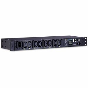 SWITCHED MBO EPDU 1RU HORIZONTAL 12AMP INPUT - SNMP NETWORK CONNECTION - 8X IEC-320 C13 OUT -IEC-320 C14 IN - 2 YRS ADV. R