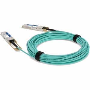 AddOn AOC-Q-Q-100G-10M-AO 10 m Fibre Optic Network Cable - TAA Compliant - Cable for Network Device - First End: 1 x QSFP2