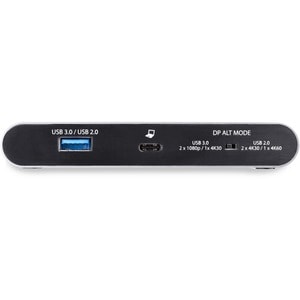 StarTech.com USB 3.0 Type C Docking Station for Monitor, Notebook - 100 W - 4 x USB Ports - 1 x USB 2.0 - 2 x USB 3.0 - US