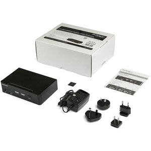 StarTech.com KVM Switchbox - TAA Compliant - 2 Computer(s) - 1 Local User(s) - 3840 x 2160 - 8 x USB - 3 x DisplayPort - D