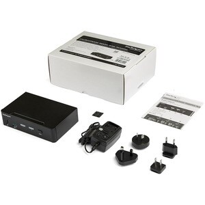 StarTech.com SV231DPU34K. Tastatur Porttyp: USB, Maus Porttyp: USB, Video Porttyp: DisplayPort. HD type: 4K Ultra HD, Maxi