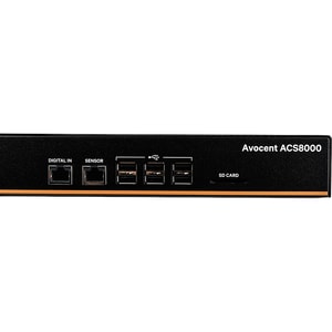 Vertiv AVOCENT ACS ACS8048SAC-404 Device Server - 1 GB - DDR3 SDRAM - Twisted Pair, Optical Fiber - 2 x Network (RJ-45) - 