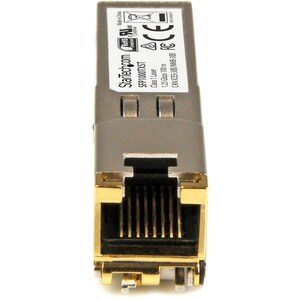 StarTech.com SFP (mini-GBIC) Module - For Data Networking - 1 x RJ-45 Duplex 1000Base-TX Network LAN - Twisted Pair1.25 Gi