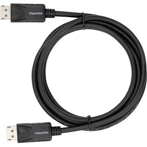 VisionTek DisplayPort to DisplayPort 2M Cable (M/M) - 6.6 ft (2 m) DisplayPort A/V Cable for Audio/Video Device, Monitor, 