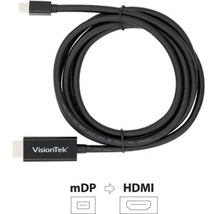 VisionTek Mini DisplayPort to HDMI 2.0 Active Cable (M/M) 4K @ 60Hz - Mini DisplayPort to HDMI Active Cable - mDP to HDMI 