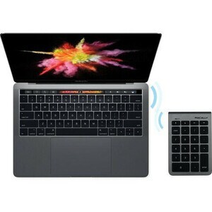 Macally 22 Key Bluetooth Numeric Keypad for Mac/PC - Wireless Connectivity - Bluetooth - 22 Key(s) - Computer - Mac OS, Wi