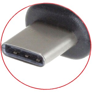 4XEM USB Type-C to USB Type-B Mini Adaptor - 1 x Type C USB 2.0 USB Male - 1 x Type B USB 2.0 Mini USB Female - Black - 1