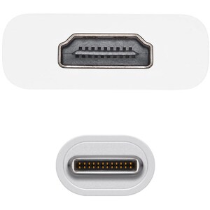 4XEM USB-C to HDMI Adaptor - 10" HDMI/USB A/V Cable for Audio/Video Device, iPad Pro, MacBook Air, Projector, TV - First E