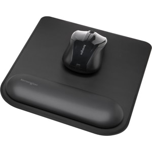 ERGOSOFT MOUSEPAD W. WRIST REST FOR STANDARD MOUSE BLACK