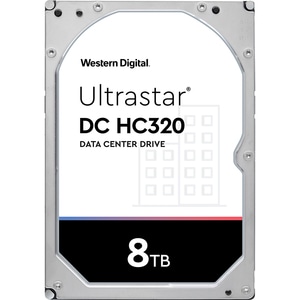 Western Digital Ultrastar DC HC320 HUS728T8TAL4205 8 TB Hard Drive - 3.5" Internal - SAS (12Gb/s SAS) - Server Device Supp