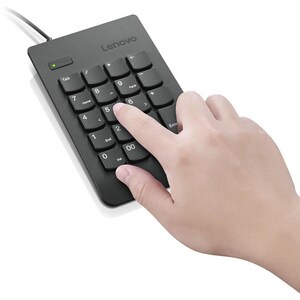 Lenovo Keypad - Cable Connectivity - USB Interface - Black - 17 Key(s) - Notebook, Tablet - PC