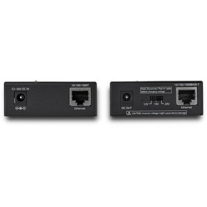 StarTech.com 1 Port Gigabit PoE Injector & Splitter Kit - 60W High/Ultra Power over Ethernet Injector 100m - 12V-24VDC Out