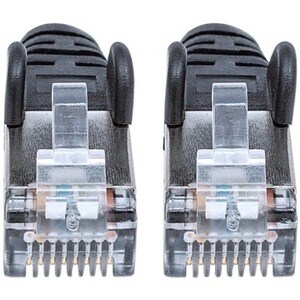 Network Patch Cable, Cat6A, 0.5m, Black, Copper, S/FTP, LSOH / LSZH, PVC, RJ45, Gold Plated Contacts, Snagless, Booted, Li