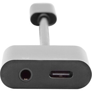 Digitus 20 cm Mini-Phone/USB Audio/Power/Datentransfer-Kabel für Tablet, Lautsprecher, Smartphone, Headset, Notebook, Kopf
