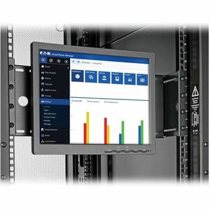 Tripp Lite series SRLCDMOUNT 4U Rack-mountable Rack Mount Bracket for Monitor - 482.60 mm Rack Width - Black - Cold-rolled