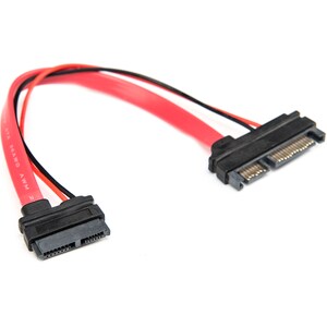 Rocstor Premium 6in Slimline SATA to SATA Adapter with Power - F/M - SATA for Optical Drive, Motherboard - 6" - 1 Pack - 1