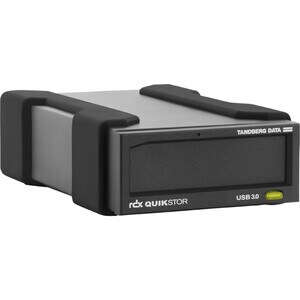 Tandberg RDX QuikStor Festplattenlaufwerkkassette - Extern - 2 TB - Schwarz - USB 3.0