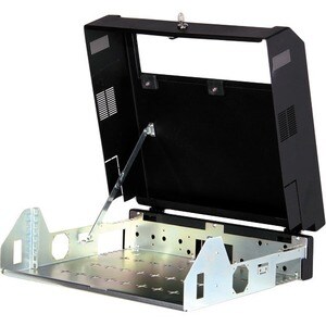 Digitus DN-19 04U-PB-B 3U Wandmontierbar Geschlossener Schrank Rackschrank für Networking, Router - Schwarz - Polycarbonat