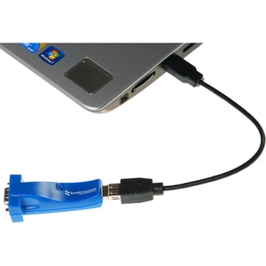 Brainboxes 1 Port RS232 USB to Serial Adapter - External - USB 2.0 - PC, Mac, Linux - 1 x Number of Serial Ports External