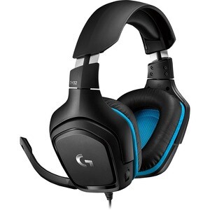 Logitech G432 Wired Over-the-head Stereo Gaming Headset - Binaural - Circumaural - 5 Kilo Ohm - 20 Hz to 20 kHz - 200 cm C