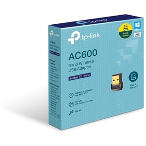 TP-Link Archer T2U Nano Dualband Wi-Fi Adapter für Notebook - IEEE 802.11ac - USB 2.0 - 600 Mbit/s - 2,40 GHz ISM - 5 GHz 