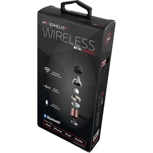 Morpheus 360 Metal Wireless In-Ear Headphones- EB3500R - Bluetooth Earbuds with Mic - Travel Case - Stereo - Wireless - 16