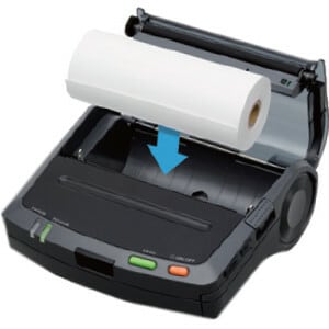 Seiko DPU-S445 Mobile Direct Thermal Printer - Monochrome - Handheld - Label Print - USB - Serial - Bluetooth - 104 mm (4.