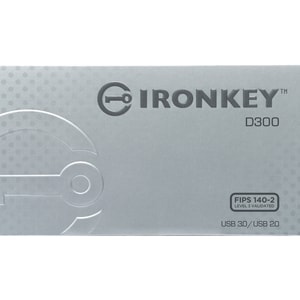 IronKey 128GB D300SM USB 3.1 Flash Drive - 128 GB - USB 3.1 - 256-bit AES - TAA Compliant