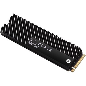 WD Black SN750 WDS500G3XHC 500 GB Solid State Drive with Heatsink - PCI Express (PCI Express 3.0 x4) - 300 TB (TBW) - Inte