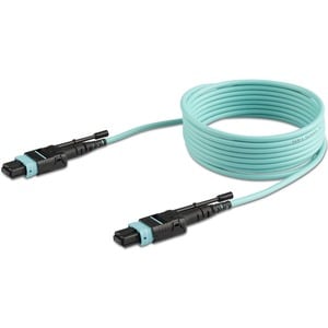 StarTech.com 2m (6ft) MTP(F)/PC OM3 Multimode Fiber Optic Cable, 12F Type-A, OFNP, 50/125µm LOMMF, 40G Networks - MPO Fibe