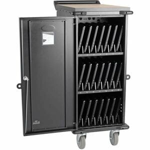 Tripp Lite by Eaton 21-Device AC Charging Cart for Laptops and Chromebooks - 120V, NEMA 5-15P, 10 ft. (3.05 m) Cord, Black