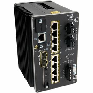 Cisco Catalyst IE3300 IE-3300-8T2S 8 Ports Manageable Ethernet Switch - 3 Layer Supported - Modular - 2 SFP Slots - Twiste