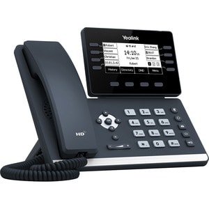 Yealink SIP-T53W IP Phone - Corded - Corded/Cordless - Bluetooth - Wall Mountable, Desktop - Classic Gray - 12 x Total Lin