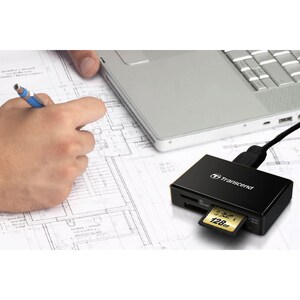 Transcend Kartenleser - USB 3.1 - SD, microSD, CompactFlash, SDHC, SDXC, microSDHC, microSDXC, TransFlash