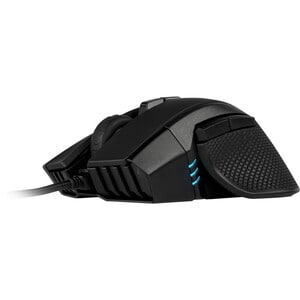 Corsair IRONCLAW RGB FPS/MOBA Gaming Mouse - Optical - Cable - Black - USB 2.0 - 18000 dpi - 7 Button(s)