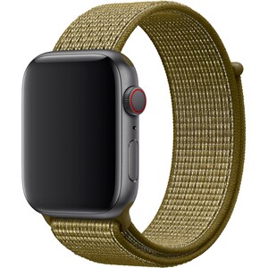 Apple 44mm Olive Flak Nike Sport Loop - Adjustable - Olive Flak - Woven Nylon