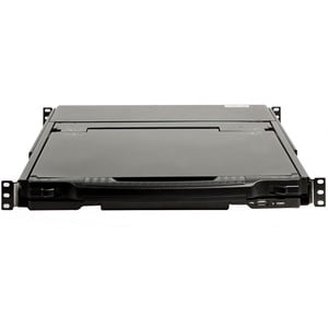 StarTech.com LCD Rack Console - Steel - Black - 1 Computer(s) - 43.9 cm (17.3") LED - Full HD - 1920 x 1080 - 3 x USB - 2 