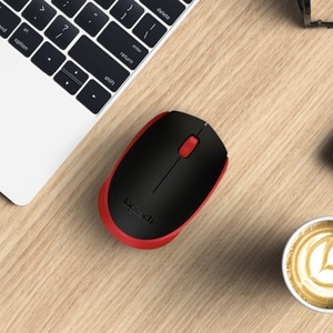 MOUSE LOGITECH WIRELESS M170 - VERMELHO W
